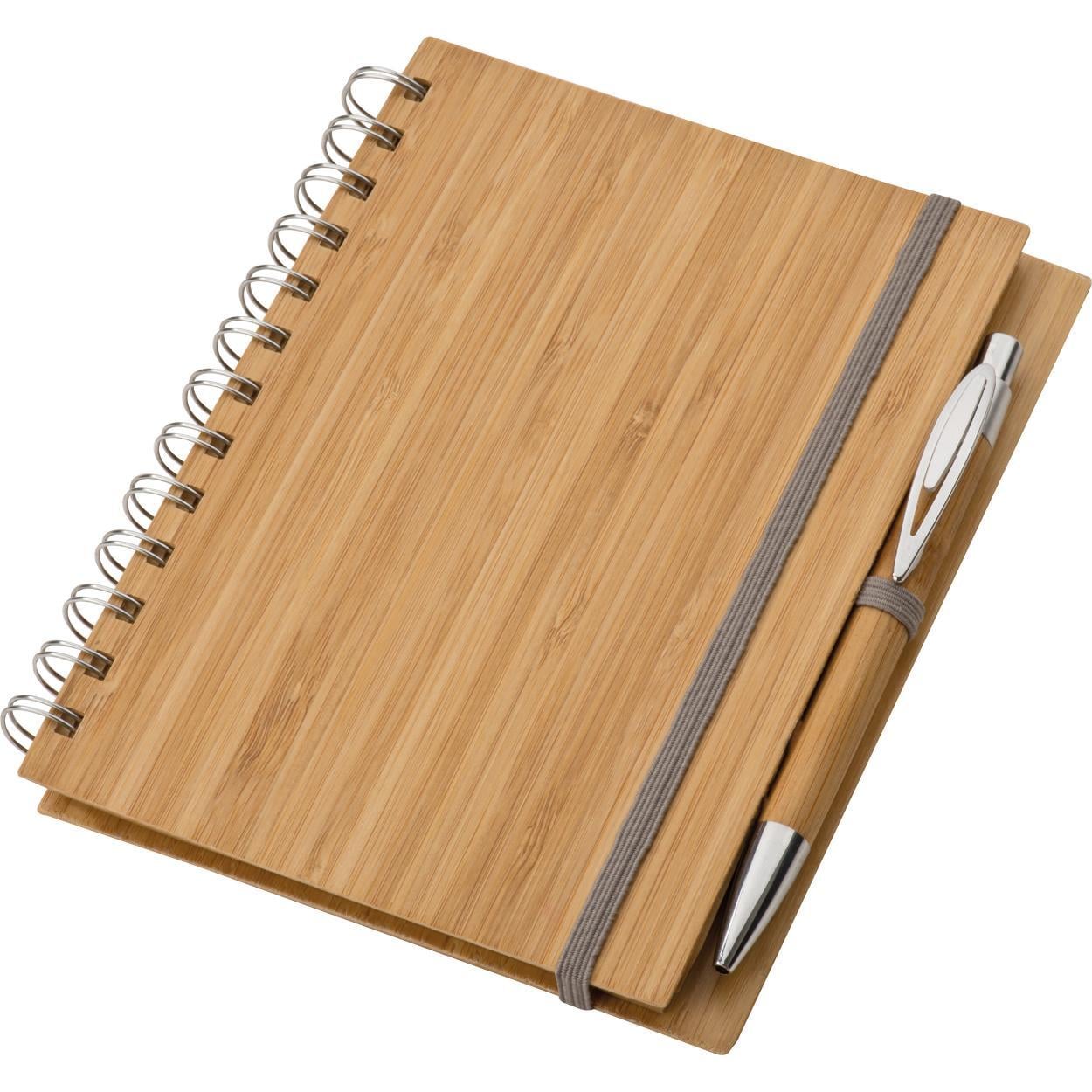 Blocknote A5 van bamboe 1598