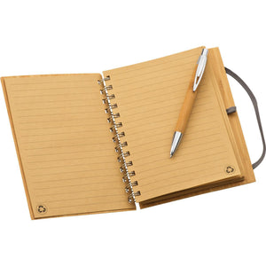 Blocknote A5 van bamboe 1599