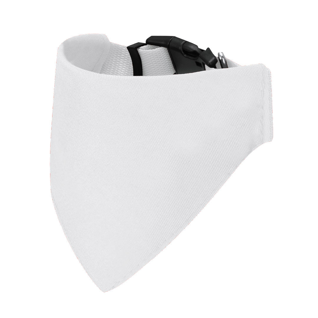 Bandana halsband voor huisdieren Roco wit onbedrukt