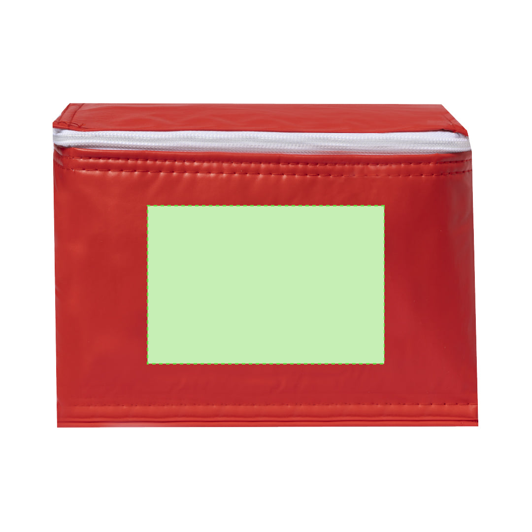 Koeltas Koelblik rood 1 kleur
