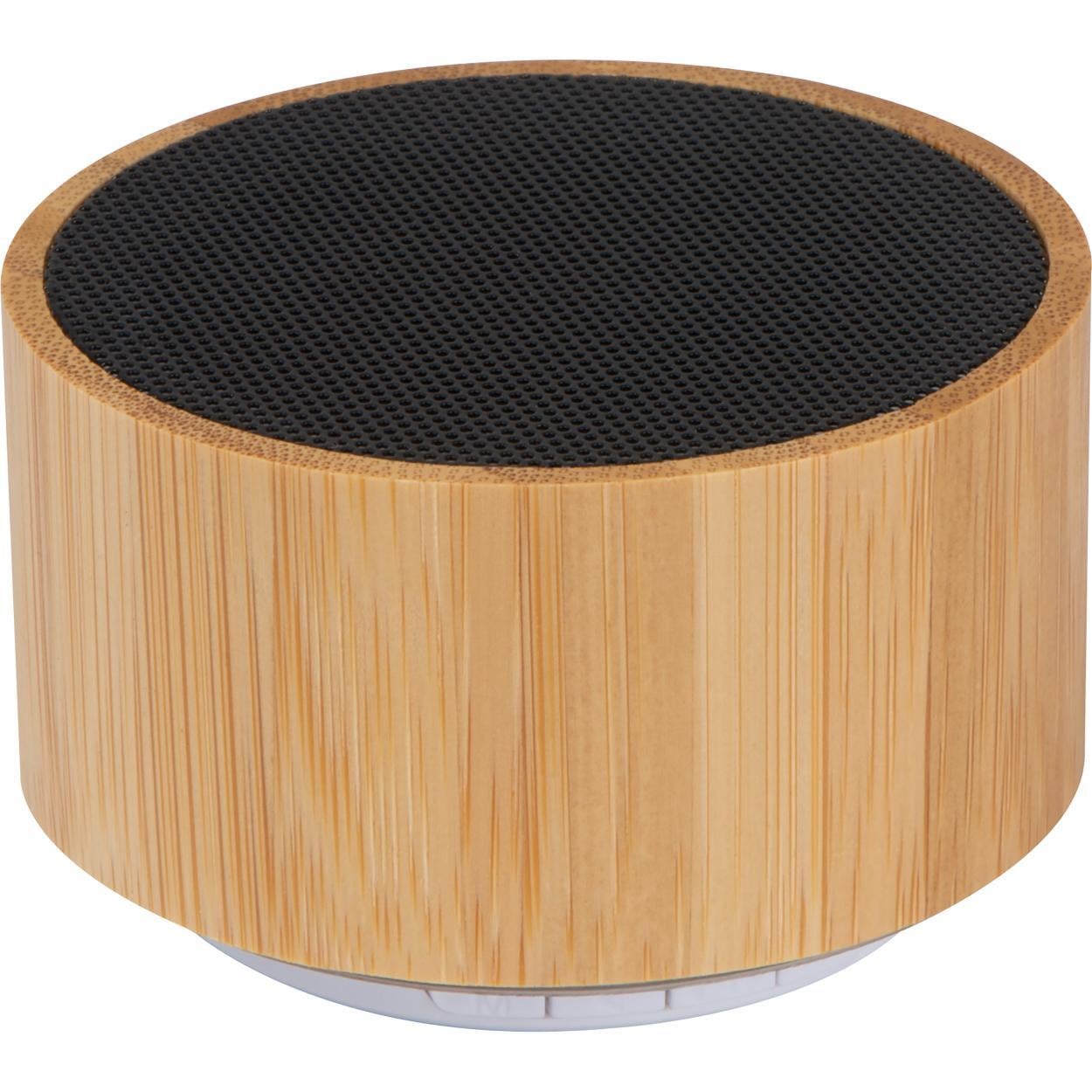 Bluetooth luidsprekere met bamboe ommanteling bedrukken