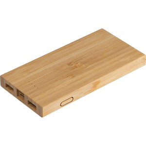 Powerbank van bamboe 9641