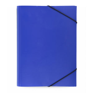 Map Alpin blauw onbedrukt
