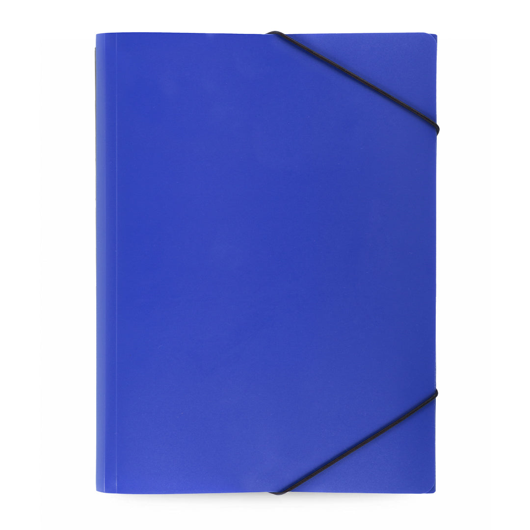 Map Alpin blauw onbedrukt