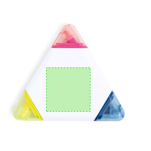 Markeerstift Trico wit 2 kleuren