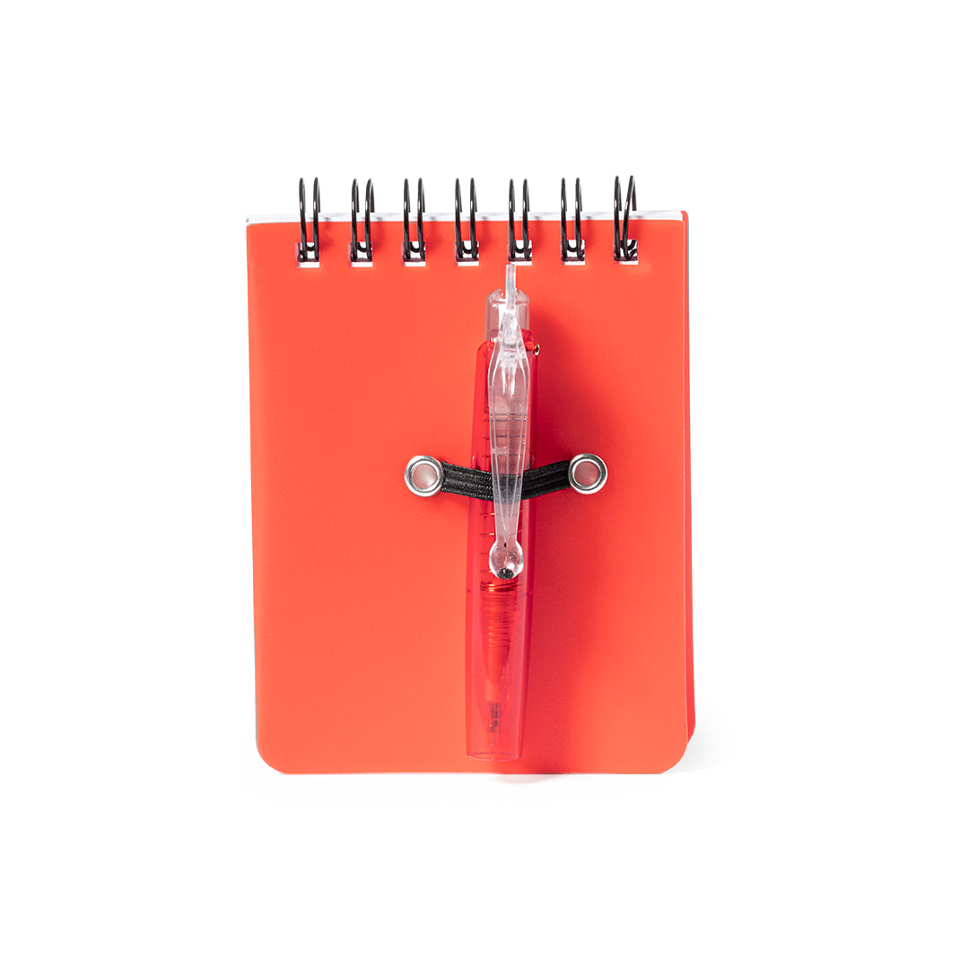 Mini-notitieboekje Duxo rood onbedrukt
