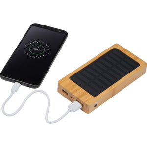 Powerbank met bamboe ommanteling 9635