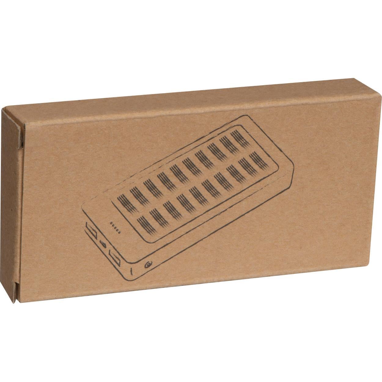 Powerbank met bamboe ommanteling sample