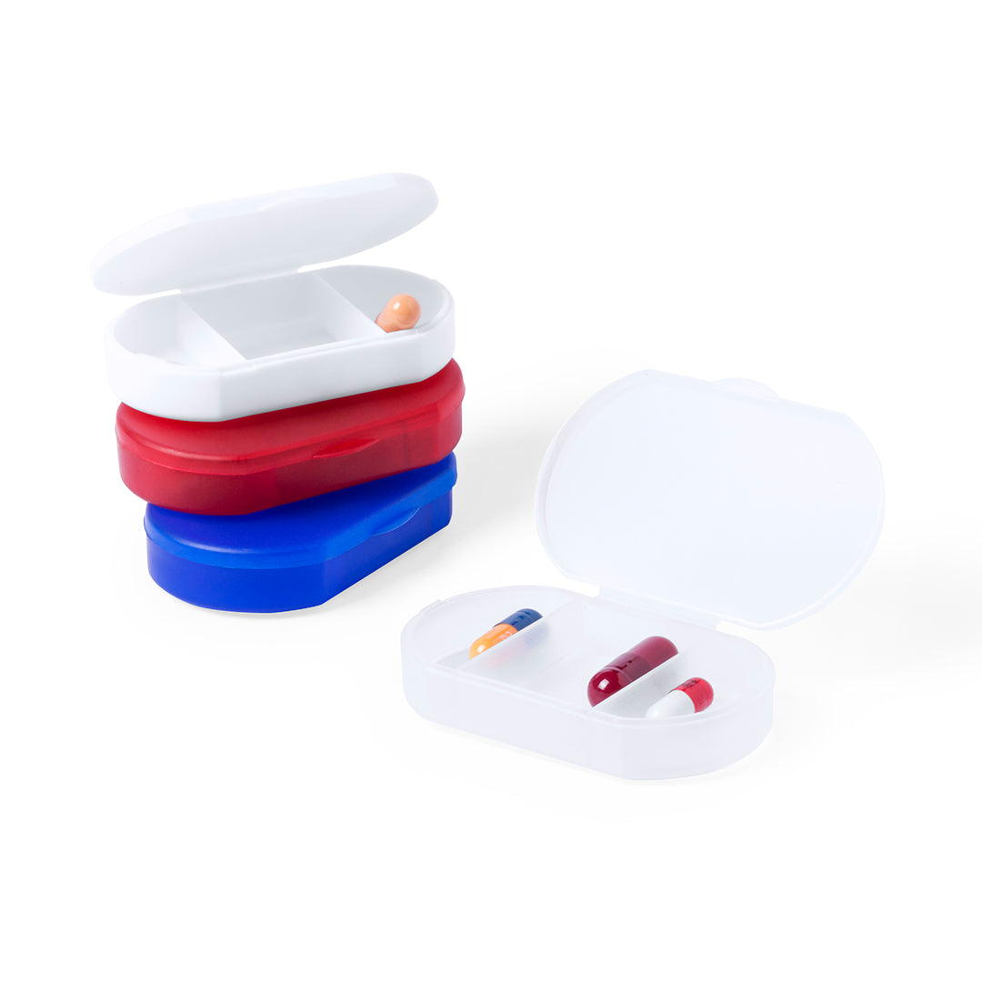 Pillendoos Trizone transparant 1 kleur