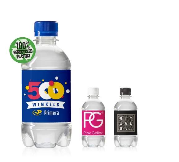 Flesje BRUISEND mineraalwater 330 ml bedrukken