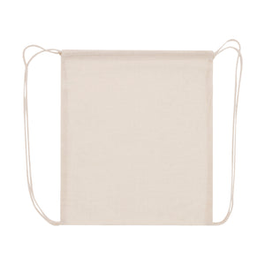 Trekkoordtas Curtis beige onbedrukt