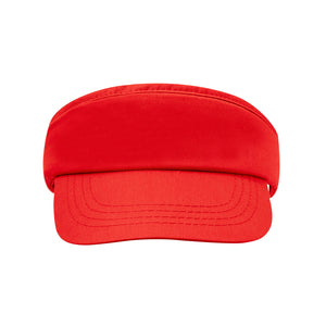 Zonneklep Tijger rood 1 kleur