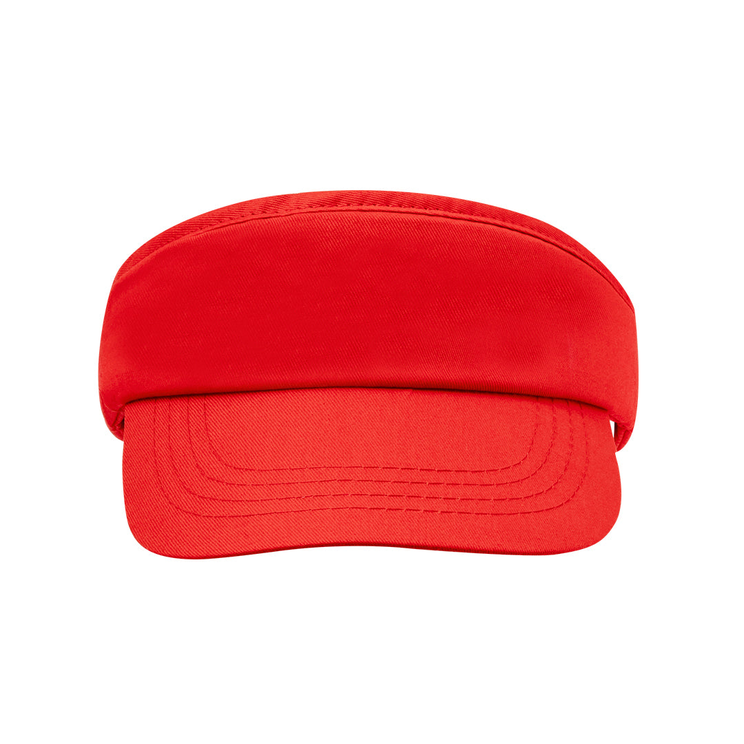 Zonneklep Tijger rood 1 kleur