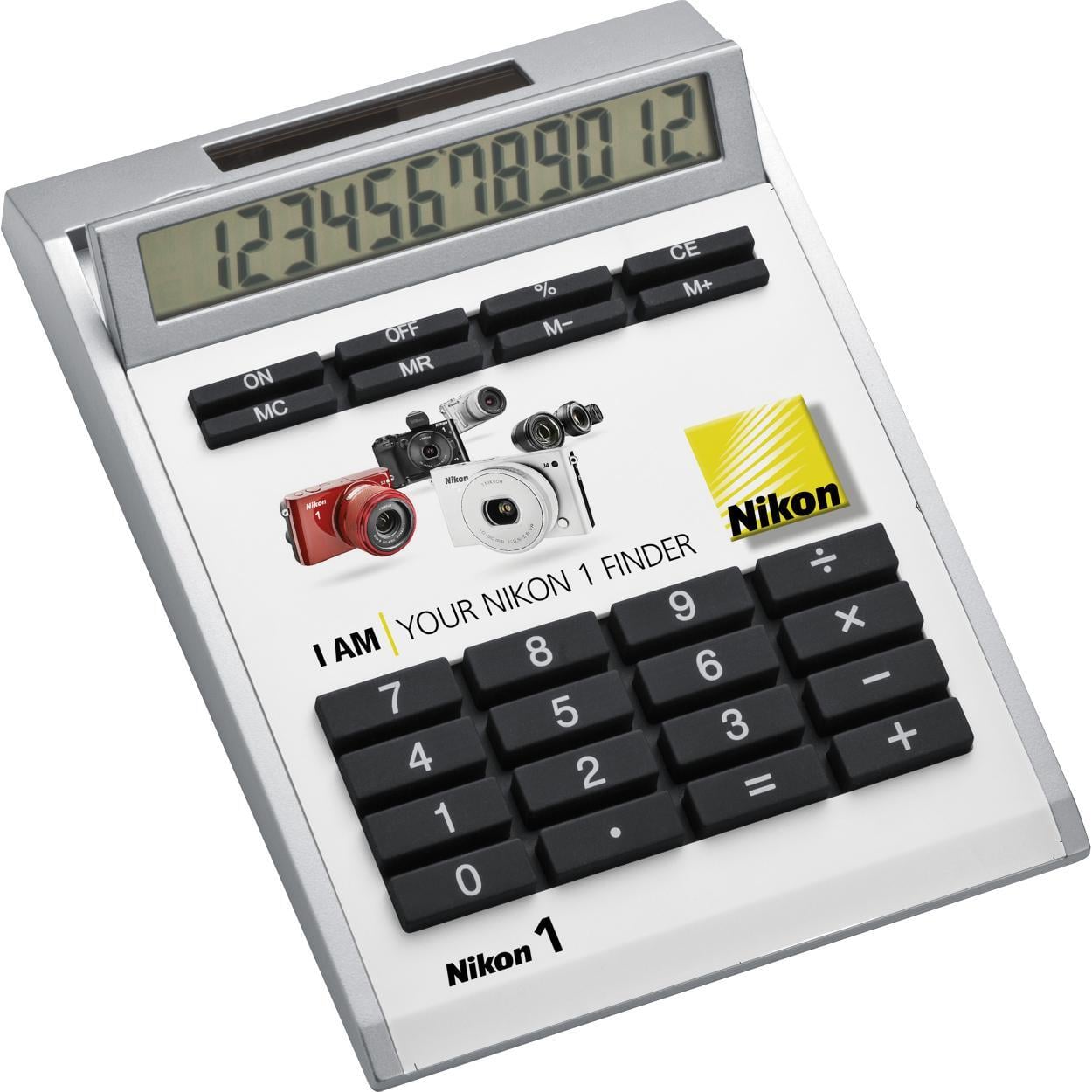 Calculator Own Design met inlegplaatje zonder gaatjes, klein bedrukken
