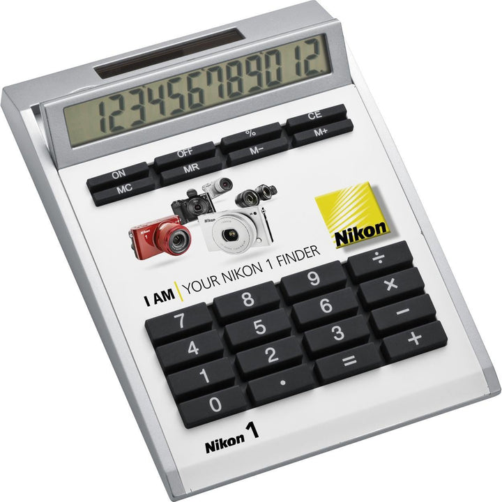Calculator Own Design met inlegplaatje zonder gaatjes, klein bedrukken