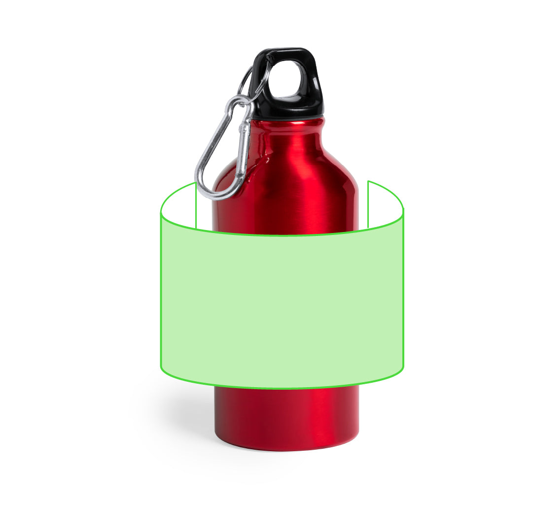 Fles Mento fuchsia Graveren