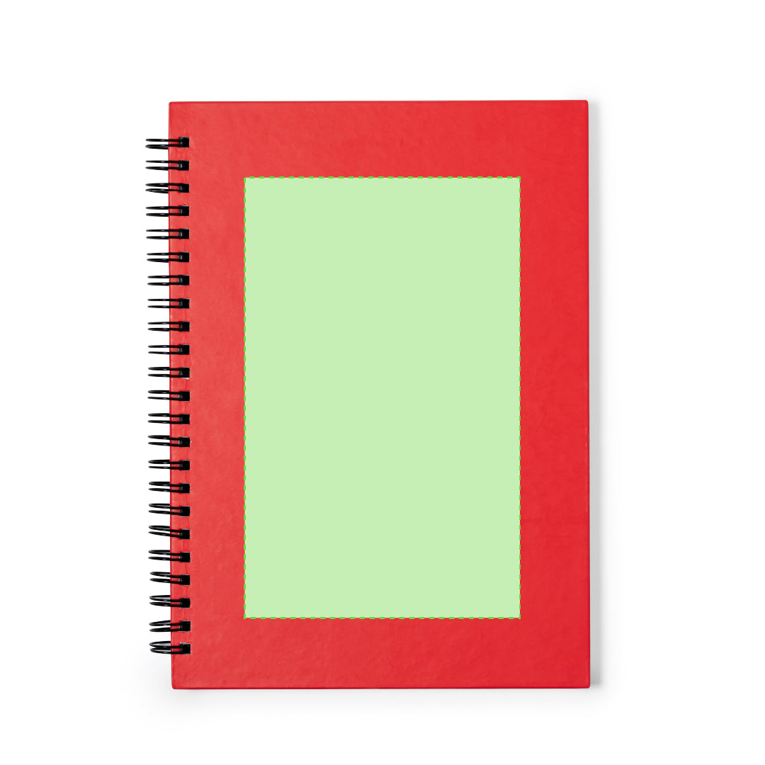Notitieboekje Gulliver rood 2 kleuren