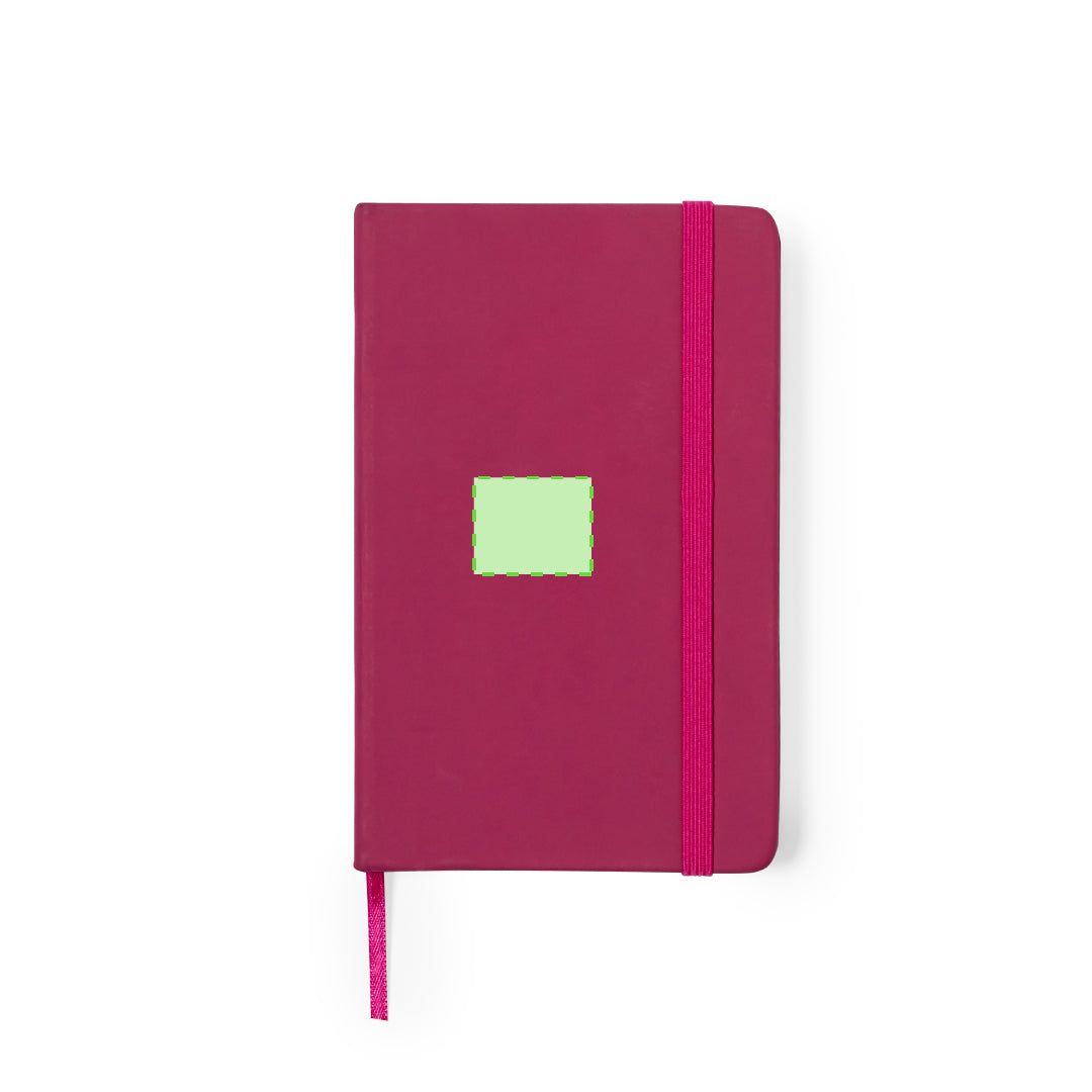 Notepad Kine zwart onbedrukt