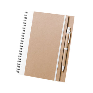 Notitieboek tunnel wit 1 kleur