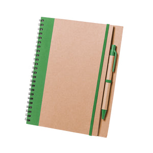 Notitieboek tunnel blauw 1 kleur