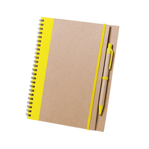 Notitieboek tunnel donkerblauw 2 kleuren