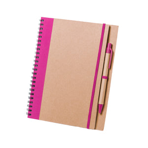 Notitieboek tunnel geel 2 kleuren