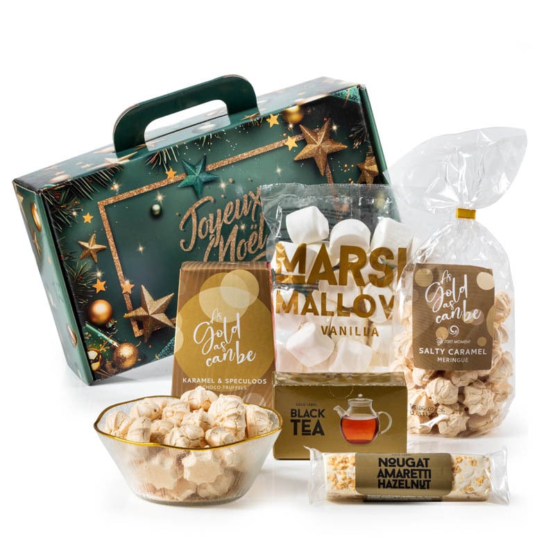 Kerstpakket Met een Gouden Randje Standaard  6256