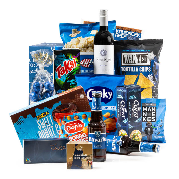 Kerstpakket Familie Blauw Standaard  6184