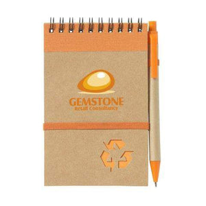 RecycleNote-M notitieboekje blauw 2 kleuren 9747