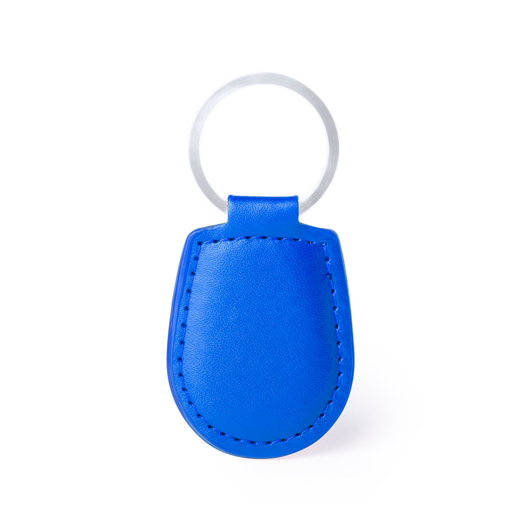 Sleutelhanger Pelcu blauw onbedrukt