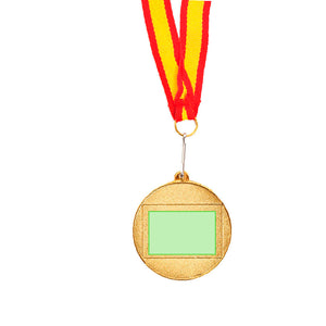 Medaille Corum rood/brons Graveren