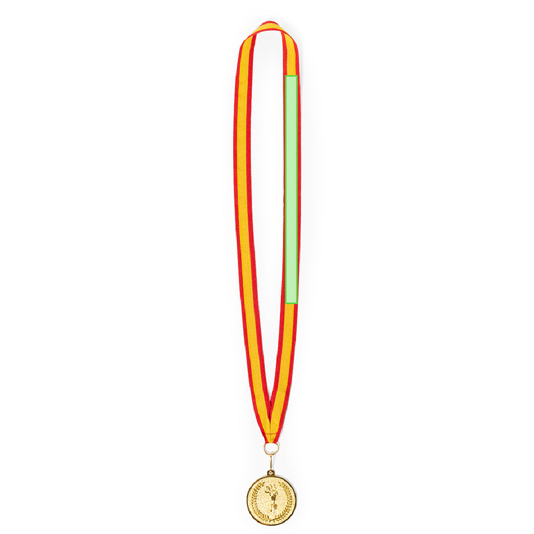 Medaille Corum rood/brons onbedrukt