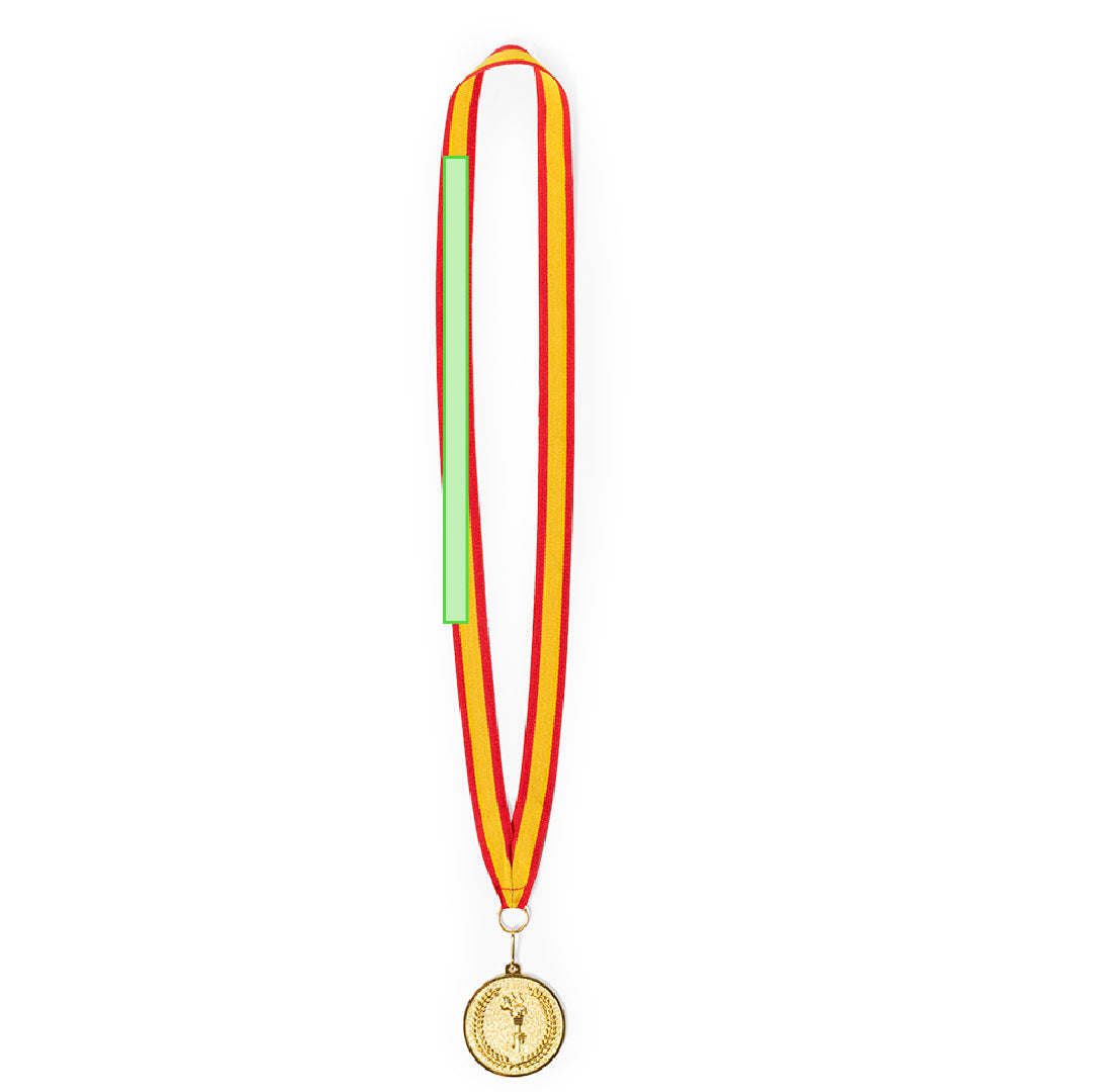 Medaille Corum rood/brons 1 kleur