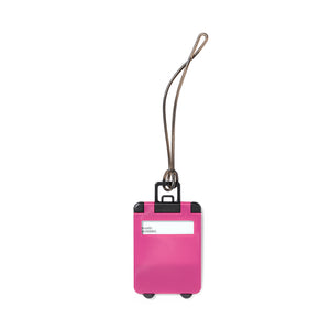 Bagagelabel Cloris geel 2 kleuren