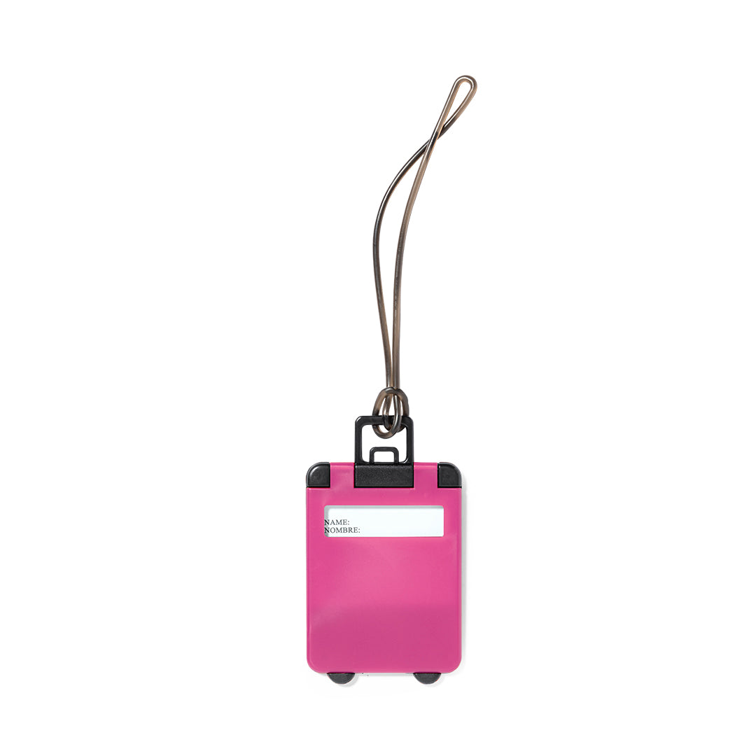 Bagagelabel Cloris geel 2 kleuren