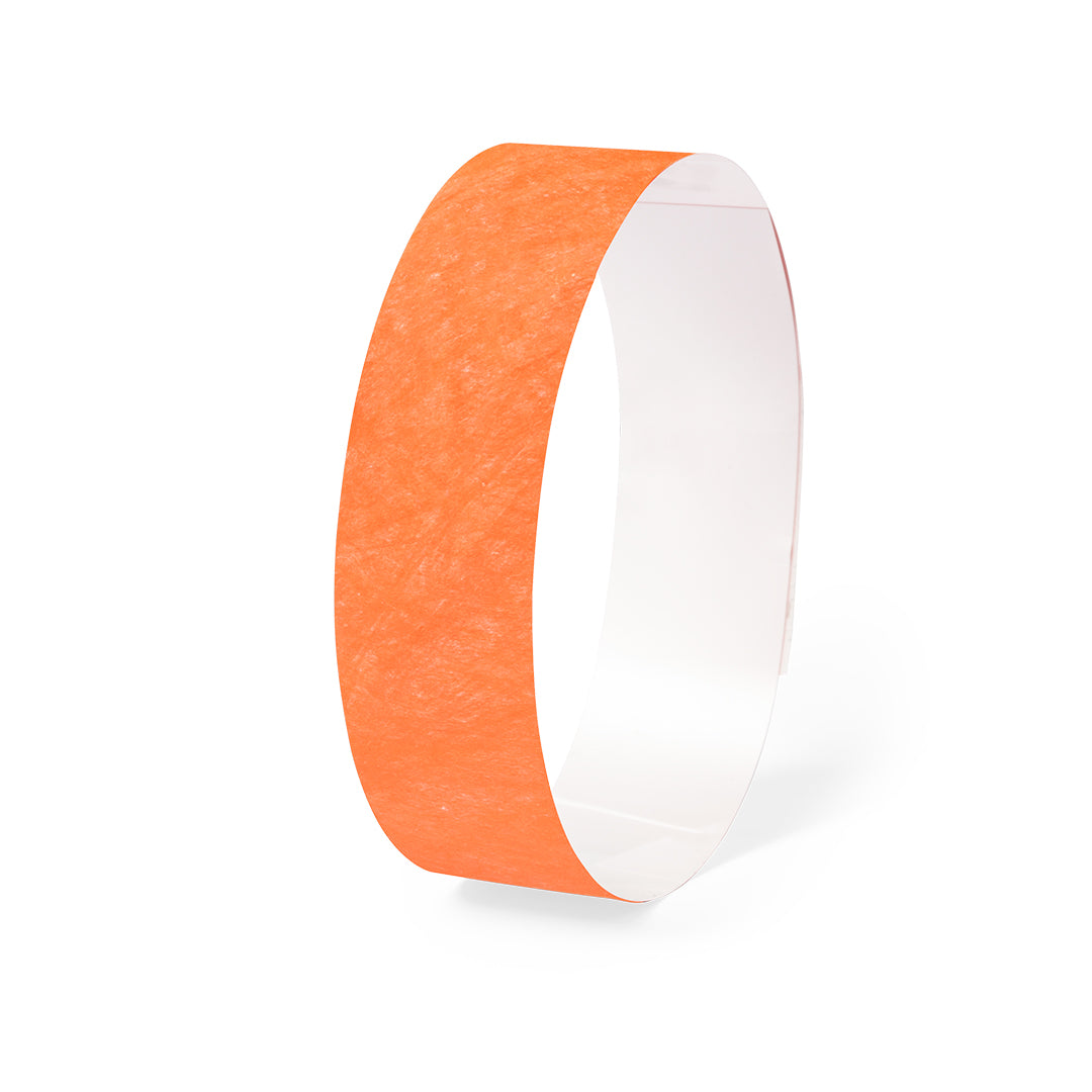 Armband Evenementen fluororanje onbedrukt