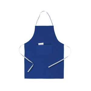 Schort Bacatus blauw onbedrukt