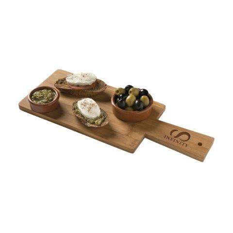 Bamboo tapas en snijplank bedrukken