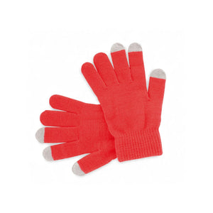 Touchscreenhandschoenen Actium grijs 1 kleur