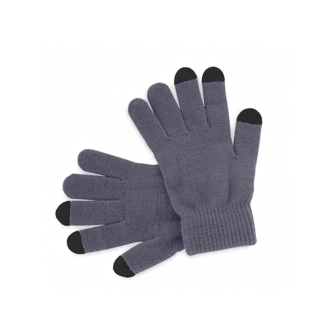 Touchscreenhandschoenen Actium blauw onbedrukt