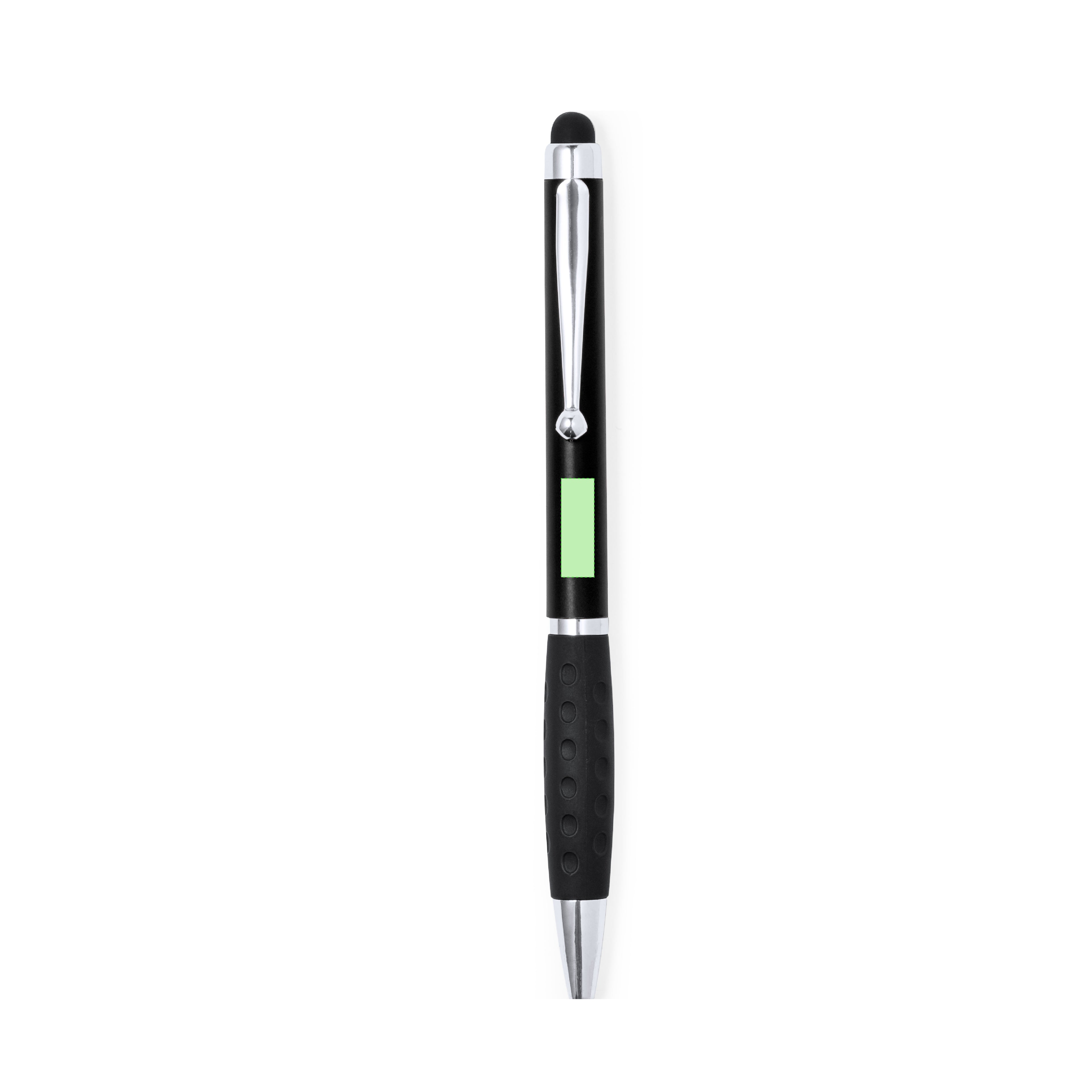 Stylus Touch Balpen Sagur zwart onbedrukt