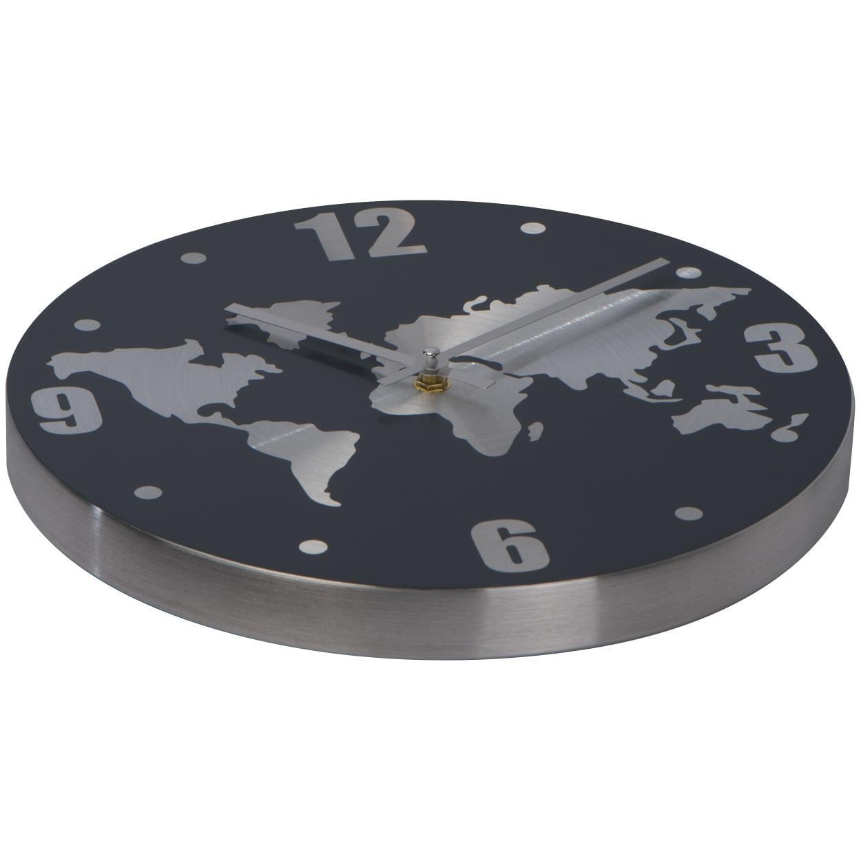Aluminium Wandklok 649