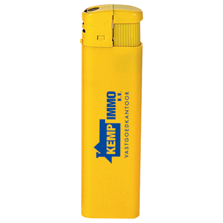 Platte elektronische aansteker HC donkerblauw 4 kleuren 9413