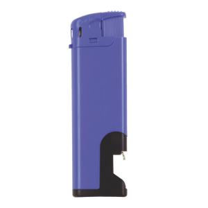 Elektronische aansteker flesopener donkerblauw 2 kleuren 3580