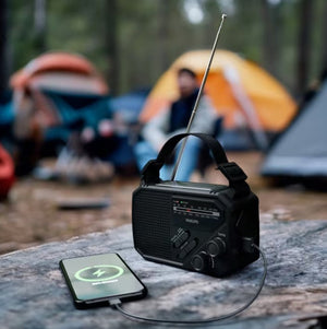 Philips TAR1609 Noodradio Zaklamp  met opdruk