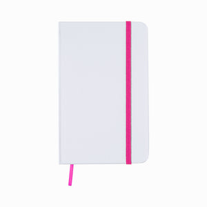 Notitieblok Yakis wit/fucsia 2 kleuren