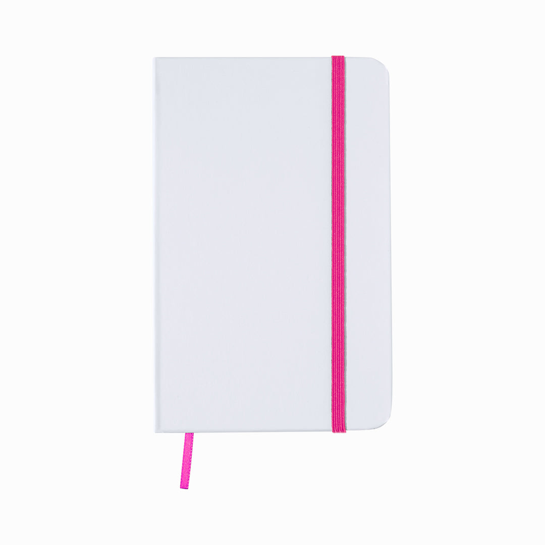 Notitieblok Yakis wit/fucsia 2 kleuren