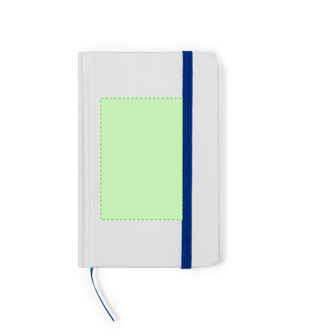 Notitieblok Yakis wit/groen onbedrukt