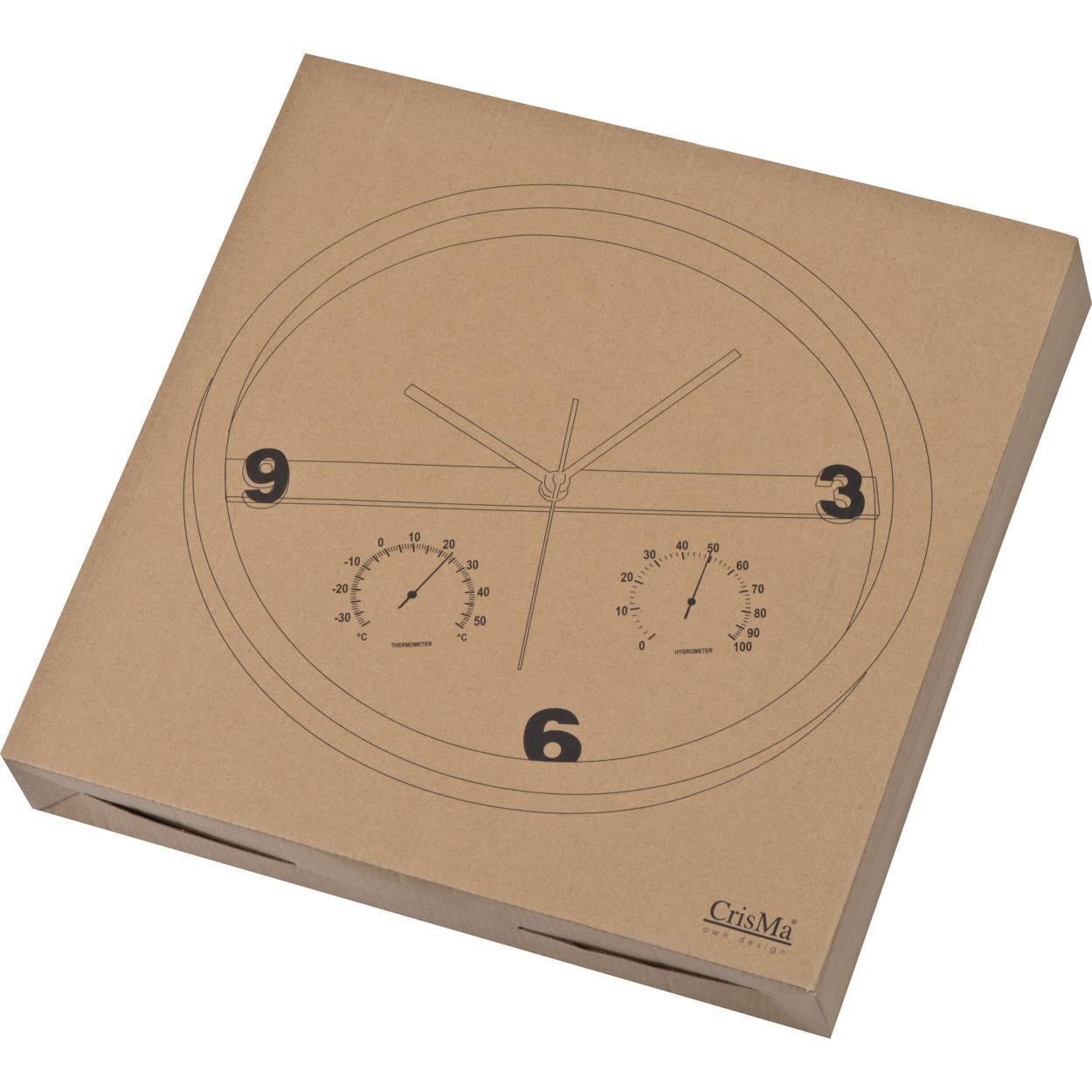 Wandklok met half bedrukbaar display sample