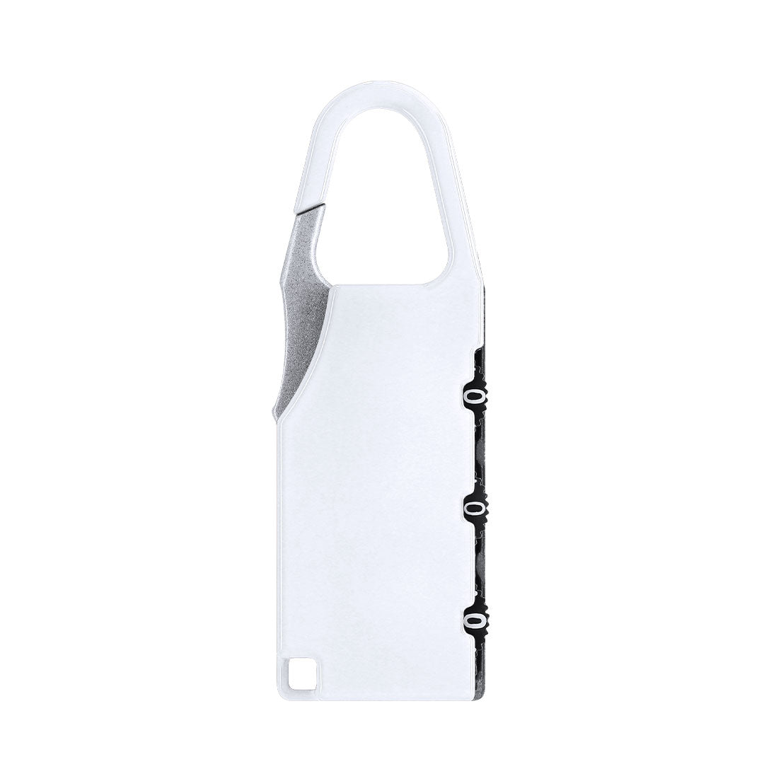 Hangslot Zanex wit 1 kleur
